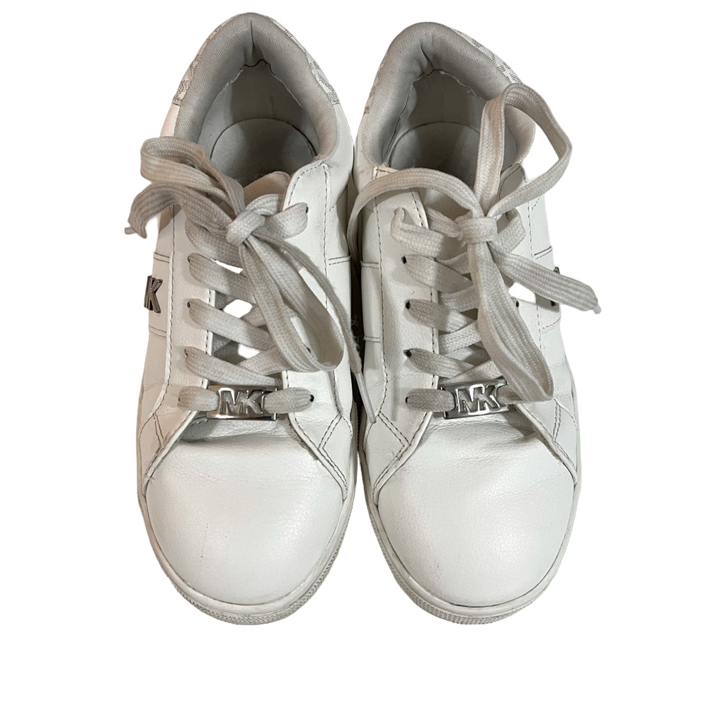 Michael Kors Girls White Sneakers Size 3
